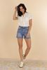 Picture of PLUS SIZE DENIM STRETCH JEANS SHORTS